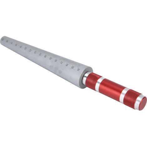 Jauge d'ouverture règle d'épaisseur conique outil de mesure du diamètre intérieur en acier inoxydable 15-30mm (1/5)