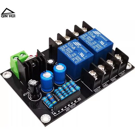 Carte de protection pour haut-parleur UPC1237 de qualité audiophile 300 W, double canal, avec temporisation à l'allumage, pour la fabrication de boîtiers de haut-parleurs DIY. (1/4)
