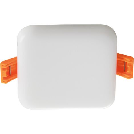 Downlight LED incorporato - 6W - IP65 - Quadrato bianco - Ultra-sottile 9mm (1/5)