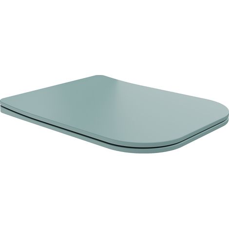Mexen Teo langsam schließender Slim-Sitz, Duroplast, hellgrün matt - 39840048 (1/4)
