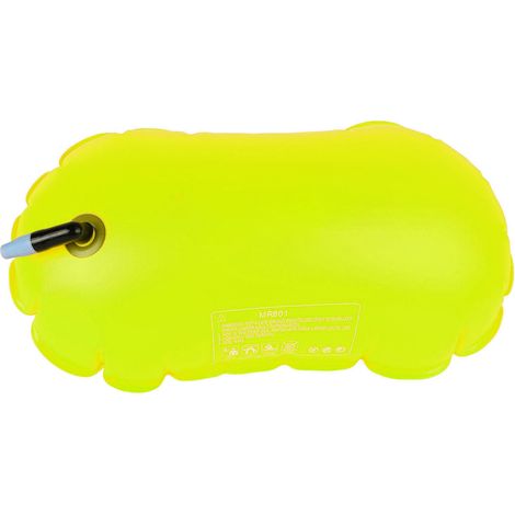 Schwimmboje für offene Gewässer, Schwimmsack für Schwimmen und Wasserrettung, fluoreszierend gelb (1/4)