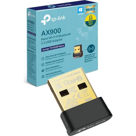 Clé WiFi 6 AX900 avec Bluetooth 5.3, Archer TX10UB Nano (1/5)