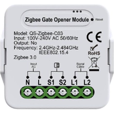 Module de commande intelligent Tuya Zigbee pour rideaux, stores enrouleurs et moteurs électriques compatibles avec Alexa et Google Home (B) (1/5)
