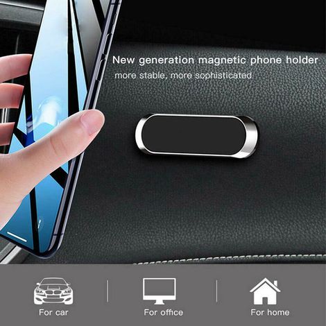 Support magnétique de téléphone de voiture en forme de bande, accessoire de fixation magnétique pour smartphone (1/5)