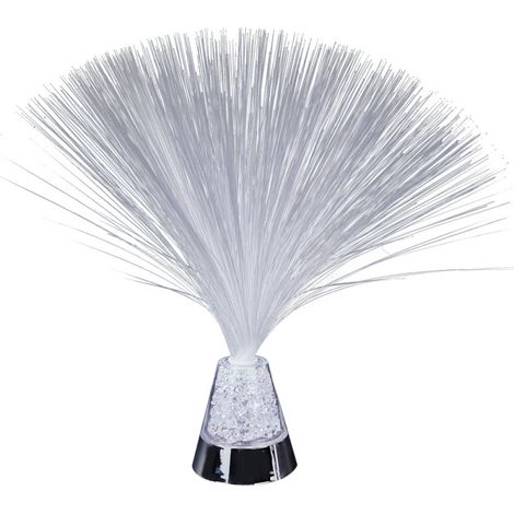 Lampe à fibre optique à LED rotative et à changement de couleur (1/5)