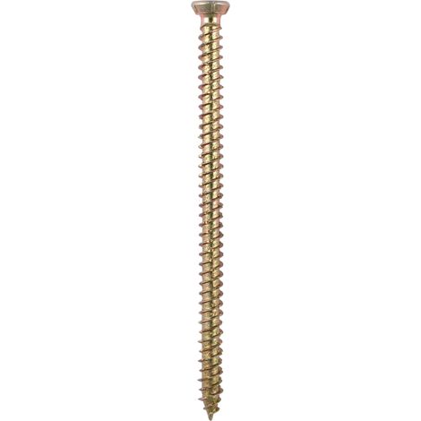 TIMCO Concrete Screws Flat Countersunk Gold - 7.5 x 120