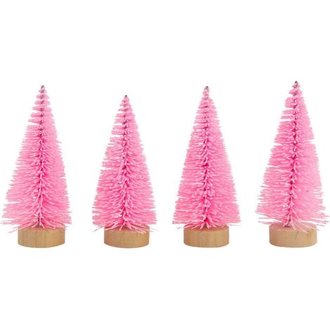 Set mit 4 Mini-Weihnachtsbäumen (pulverbeschichtet) fürs Büro. Set mit 4 Weihnachtsschildern. Kleine Weihnachtsbäume. Dekoration. Elegantes Schild. (1/5)