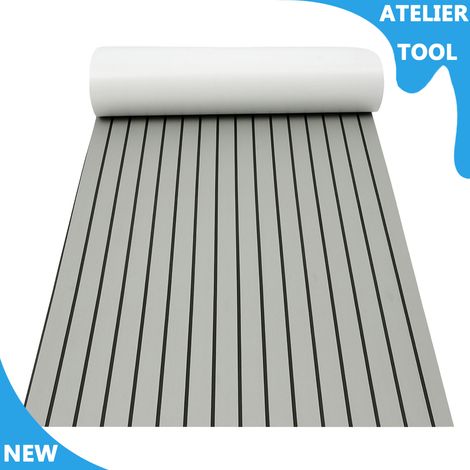 ATELIER 90240cm EVA mousse antidérapant mat autocollant tapis imperméable pour ponts de bateau, RV, yachts, quais flottants (1/5)