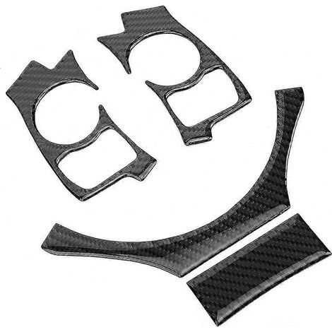 4-teiliges Set Lenkradverkleidung aus Kohlefaser, passend für Lexus IS250, IS300 und IS350 (ab Baujahr 2014).