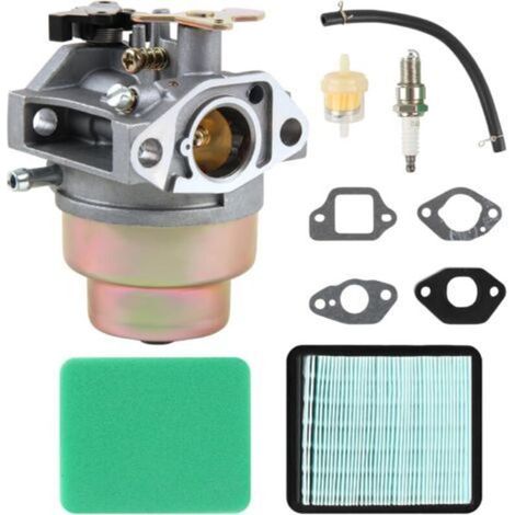 Carburatore per motore Honda GCV160 GCV135 GC160 GC135 GCV160-OHC e tosaerba, kit carburatore JRISBO Accessories GCV 160 per tosaerba con guarnizione, candela e filtro dell'aria Crezuo