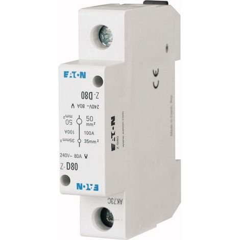 Borne d'alimentation 100A 50/60Hz 1PE 000248269 EATON Z-D80