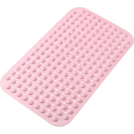 Tapis de bain antidérapant (rose, 35 cm x 70 cm)