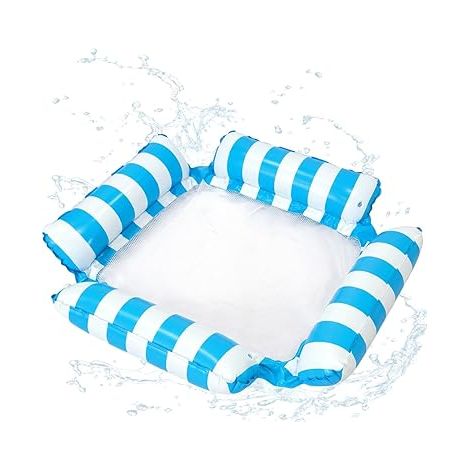 JSSEVN-Bouee Piscine, Gonflable Piscine Flotteur, Matelas Piscine Gonflable, Gonflable Piscine Fauteuil (1/4)