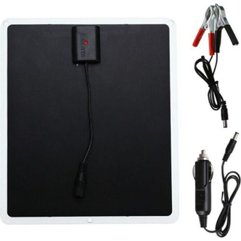 12V 20W Solarpanel, Notladegerät, USB, Outdoor, Auto/Boot/Camping