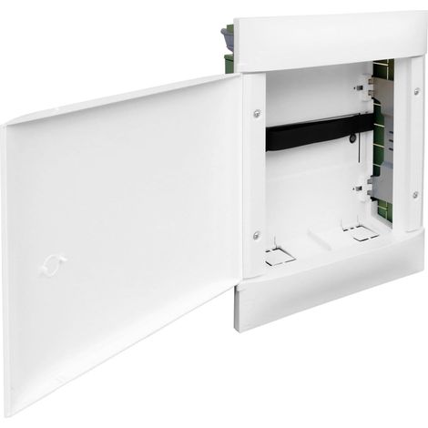 LEGRAND, PRACTIBOX S MULTIMEDIA 135722 SÉPARATEUR MURAL CREUX UP AVEC PORTE, 2 X 12 MODULES, 4 X 2 MODULES POUR PRISES DE DONNÉE