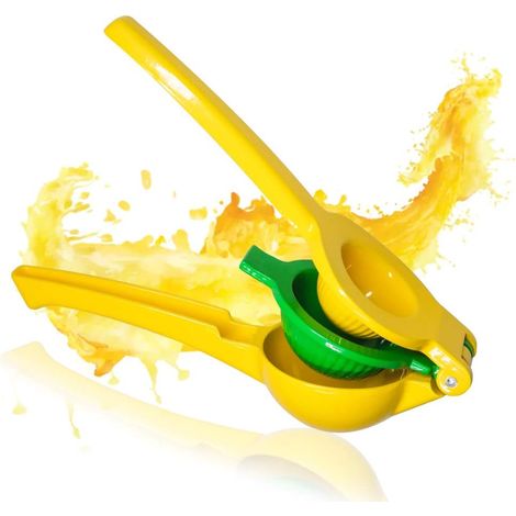 Lntyq Presse Citron Manuel Presse Citron Vert 2-en-1 Presse Agrumes Manuelle en Aluminium pour Citron Orange Fruits (1/5)
