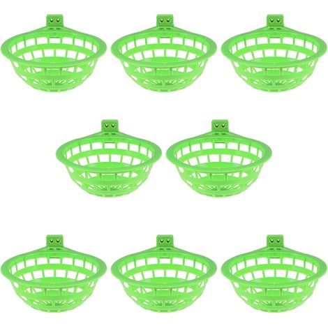 Lot De 8 Bassins De Nidification pour Oiseaux Perroquets Canaris Plats pour Cages Nids pour Oiseaux De Compagnie Perruches Bols pour Nids D Œufs De (1/5)