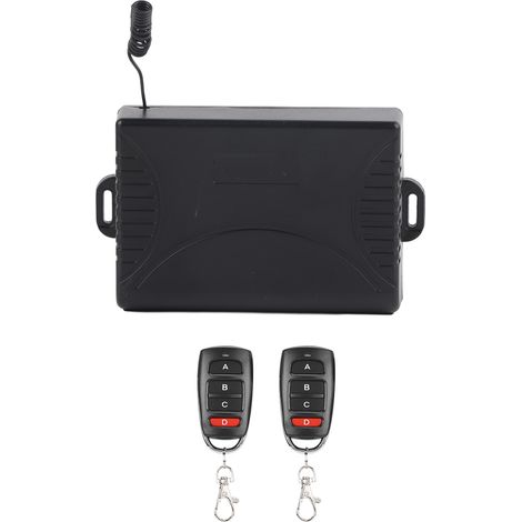 Télécommande 4 canaux DC AC 7-36V, émetteur récepteur avec code d'apprentissage, 4 boutons, interrupteur sans fil (1/5)