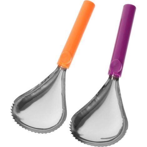 Cuillère à Glace Pilée en Acier Inoxydable 2pcs Dents Pointues pour (1/5)