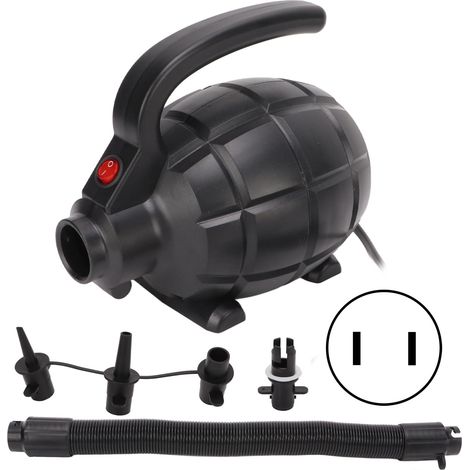 Electric Air Pump High Pressure Quick Fill 600W Tool Set Kit for Inflation Deflation US Plug 110V