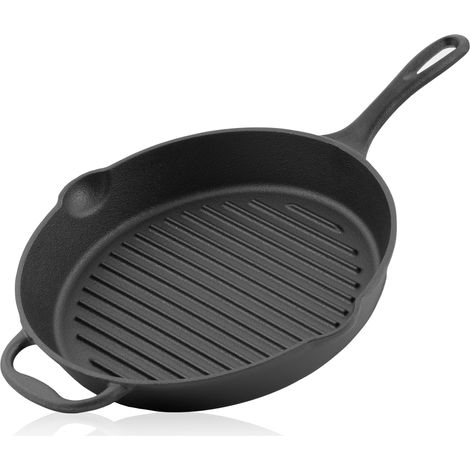 Padella in ghisa BBQ-Toro  Ø 29 cm  padella per brasare padella per grigliare padella da portata
