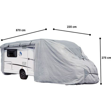 Rivestimento tessuto in pile per uso residenziale gr. L telone protettivo impregnato di caravan Caravan 870x235x 275