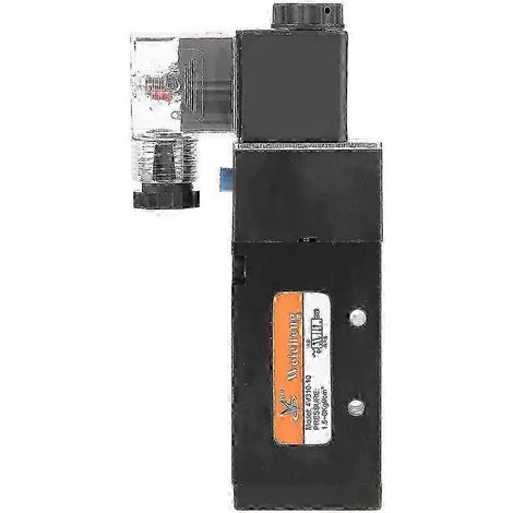 Électrovanne G3/8" 4V310-10 à 2 positions et 5 ports, à commande pilote (AC220V) (1/4)