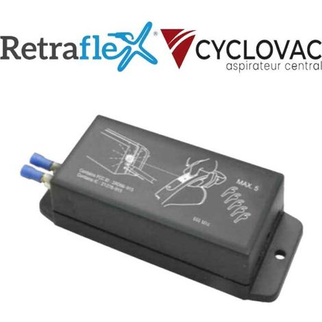 Récepteur poignée RF 868 Mhz avant 2024, Cyclovac TBORFREC2