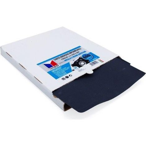 Foglio carta abrasiva impermeabile per carrozzeria grana 600