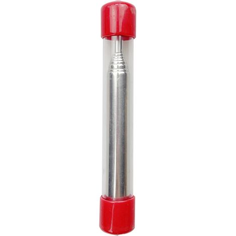 Soufflet De Poche - Acier Inoxydable - Pour Feu De Camp - 48,5 Cm Déplié - 9,3 Cm Replié - 1 Pièce (1/5)