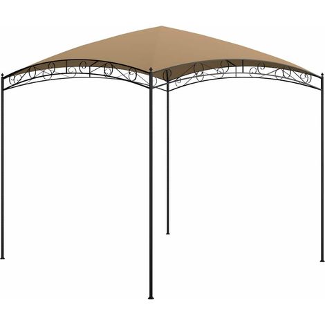 Belvédère 3x3x2,65 m Taupe 180 g/m² (1/5)