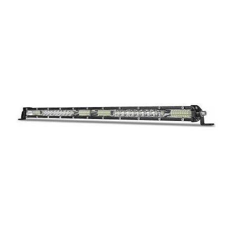 Barre LED 57,7 cm, 54 LEDs, 78 W, ultra‑mince, réflecteur 12D, 12–24 V, combinée (Combo) — Flood et Spot