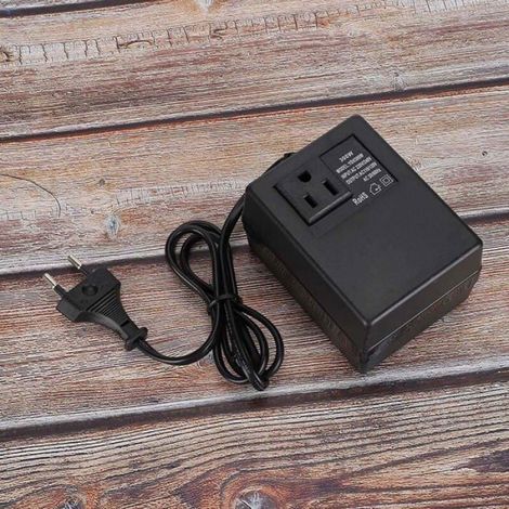 Convertisseur de tension - - 300W - 220V vers 110V - Adaptateur de prise EU - Sûr à utiliser (1/4)