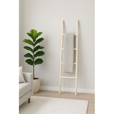 Scala porta asciugamani legno bagno moderno da terra Scaletta portasciugamani da parete a muro decorativa Appendi asciugamani