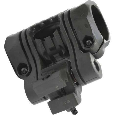 Support de Lampe pour Casque de Sécurité, Fixation Clip 25mm, Accessoire Lampe Torche Portable (1/5)