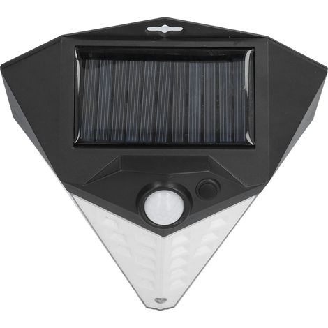 Lampes solaires d'extérieur à détecteur de mouvement LED rechargeables, à induction infrarouge, angle de détection de 120°, étanches IP65 (1/5)