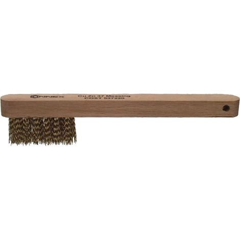 Zündkerzenbürste 3-reihig 150 x 15 mm Drahtbürsten