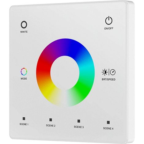 Tuya Pannello di Controllo Touch a 1 Zona per Controller LED RGB-RGBW (1/3)