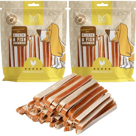 Hundeleckerli – Hähnchen-Kabeljau-Sandwich Mersjo 1 kg