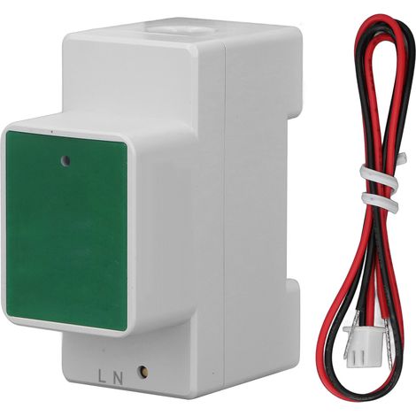 Compteur d'énergie intelligent monophasé sur rail DIN, voltmètre Bluetooth avec commande à distance WiFi, mesure de tension et puissance 110V/220V (1/5)