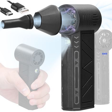 Portable Turbo Fan 130,000 RPM – ZY7400-PRO, 2 x 2500 mAh Li-ion batteries, 4 speeds with indicator