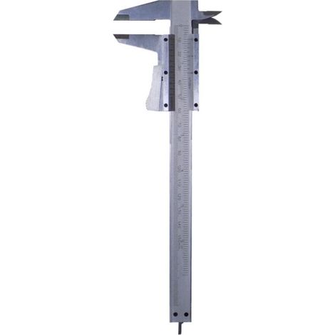 Calibro a corsoio con scala metrica e pollici 0,05 mm 1/128 inch ventesimale