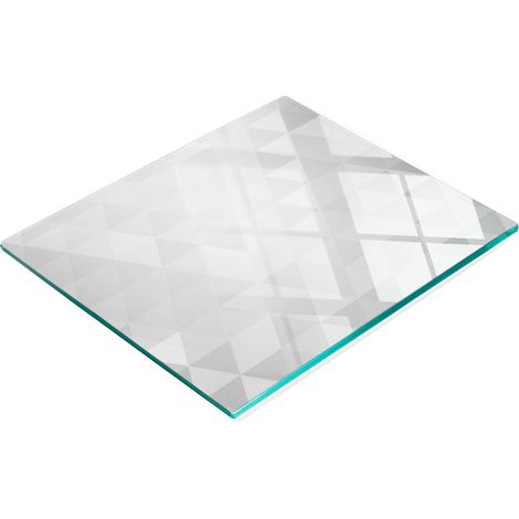 Tabla de cortar de cristal para cocina con motivos decorativos abstractos, 60x52 cm. (1/5)