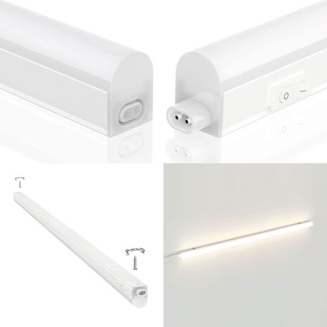 Plafoniera Rettangolare Excalibur Evo T5 Led cm 87 Velamp (1/5)