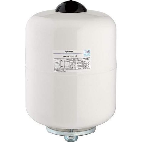 Caleffi – Vase d'expansion soudé pour installations sanitaires – Certifié CE – Membrane vésicale – Pmax 10 bars – Plage de température -10 à 100°C