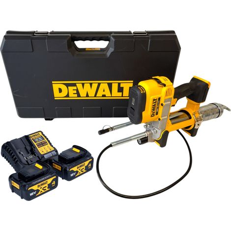 DeWalt DCGG 571 M2K Ingrassatore a batteria 18 V + 2x batteria ricaricabile 4,0 Ah + caricatore (1/5)