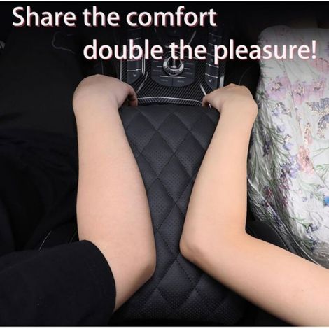 Coussin Accoudoir Voiture - Mousse Memoire Forme - Impermeable - Cuir Haute Qualite - 34 x 20 x 5 5 Cm - 1 Piece (1/5)