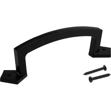 Scheunentorgriff A2 BA 194 mm Eisen schwarz (1/5)
