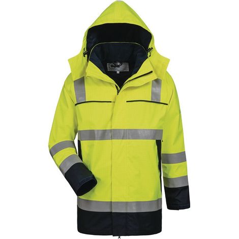 Parka multinorme Toivo Taille XL jaune / marine ELYSEE