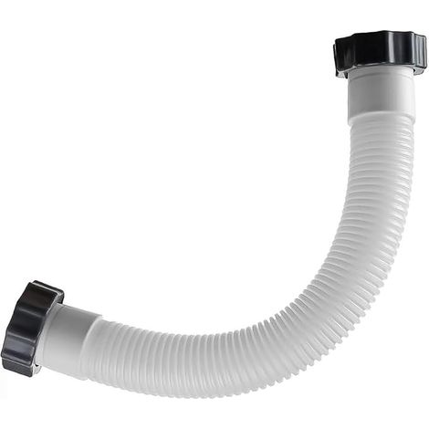 StarRing 1/2/4 pièces de tuyau de pompe à filtre à sable de piscine de 3,8 cm, pièce de rechange 11388 11535, tuyau de raccordement pour pompes à filtre à sable Intex de 40,6 cm pour accessoires de (1/5)